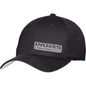 Psu29h51bklr Throttle Threads Parts Unlimited Curved Bill Hat - Black Large/x-large