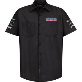 Psu38st24bklr Throttle Threads Parts Unlimited House 25 Shirt - Black Large