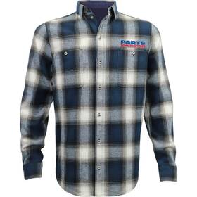 Psu39st61bl4r Throttle Threads Parts Unlimited Flannel 25 Shirt - Blue/black 4xl Psu39st61bl4r Throttle Threads Parts Unlimited Flannel 25 Shirt - Blue/black 4xl