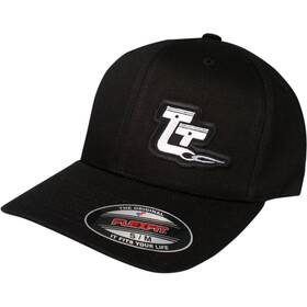 Tt446h51bksm Throttle Threads Curved Bill Hat - Small/medium