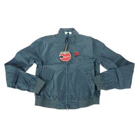 605024m03l Vespa Green Nylon Bomber Jacket Large