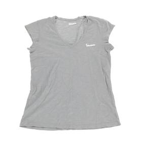 605719m05g Vespa Womens V-neck T-shirt Gray Extra Large Xl