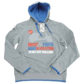 605727m04g Vespa Music And Youth Sweatshirt Mens Gray Medium Eu L