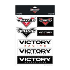 2864429 Victory Motorcycle New Oem Assorted V Logo Decal Sticker Set