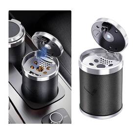 Wevdn Wevdn-3181ca Car Ashtray With Lid Detachable And Portable Stainless One Size Black