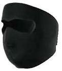 Wnfl114 Zan Headgear Microfleece Lined Mask Full Face Black 642608042541