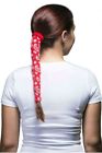 Wrapter Red Paisley Hair Ponytail Holder Cover Band Tie Wrap