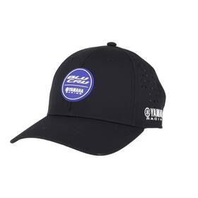Yamaha Crp-25hbc-bk-ns New Racing X Blu Cru Curved Bill Hats
