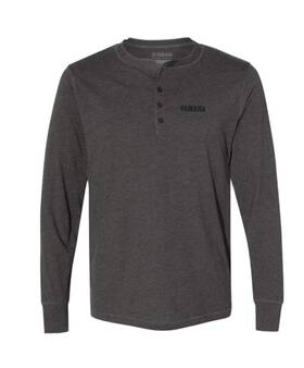 Yamaha Vdf-21lrp-gy-xl New Oem Revs Henley Long Sleeve Tee Gray Mens Xl