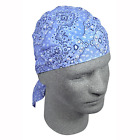 Z108c Zanheadgear Flydanna Cotton Sky Blue Paisley 642608016795