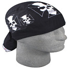 Z529 Zanheadgear Flydanna Cotton Iron Cross Skull 642608027296