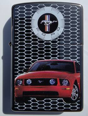 Zp-20974 Zippo 2005 Mustang Special Edition Lighter 20974 Ships Faast And Free To The Usa