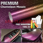 Chameleon Mosaic Purple Gold Color Shift Sticker Decal Vinyl Wrap Sheet Film. Fixed Price $28.80.