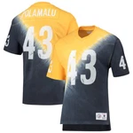 Men's Troy Polamalu Mitchell & Ness Steelers Name Number Tie-dye Top $115. Fixed Price $32.00.
