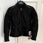 Fieldsheer Tiffany Women's Street Mesh Jacket Motorcycle Riding Size Black. Fixed Price $125.00.