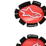 Alpinestars Gp Plus Knee Sliders Osfm Red/white #4329-0019-00. Fixed Price $54.95.