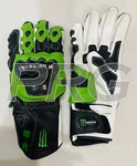 Kawasaki Monster Racing Leather Motorcycle Gloves Pro Race Riding Gear. Fixed Price $78.00.