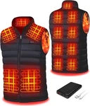Unisex Heated Vest For And Women With 10000 Mah Battery Pack. Fixed Price $26.89.