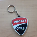 Overseas Ducati Corse Motorcycle Gp Rubber Keychain. Fixed Price $93.06.