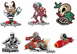 Troy Lee Designs Bike Bicycle Frame Decal Sticker Graphic Adhesive Set Vinyl #12. Fixed Price $20.99.