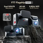 Redtiger F77 Dash Cam 4K+4K STARVIS2 Dual IMX678 Voice Control 5.8GHZ Wifi. Fixed Price $349.99.