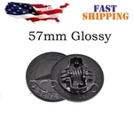 57MM Glossy Black Flat Hood Ornament Badge For Mercedes Benz E63 C-class W205. Fixed Price $15.99.