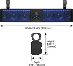 Boss Audio Plug-n-play Series Soundbars BRT26RGB. Fixed Price $199.00.