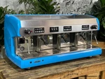 Wega Polaris 3 Group High Cup Bright Blue Espresso Coffee Machine. Fixed Price $2463.05.
