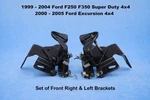 2C345340AC 2C345341AC 99 F250 4X4 Set Of Front Leaf-spring Hanger Brackets. Fixed Price $265.00.