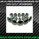 1960-1994 C10 Pick Up Truck Front Rear Chrome Bumper Bolts 7/16" Carriage Gm Oem. Fixed Price $20.76.