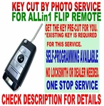 Key Cut By Photo Rr-style Flip Remote For Bmw E6 Valet Old Rubber Fob. Fixed Price $71.99.