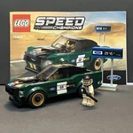 Lego Speed Champions 75884: 1968 Ford Mustang Fastback Complete With Manual. Fixed Price $24.99.