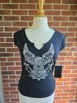 Brand New Harley-davidson Black Bling Tee Motorcycle Biker Grunge Top Y2K. Fixed Price $40.25.