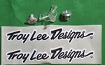 Troy Lee Visor / Universal Screw Kit Nos With Stickers. Fixed Price $9.99.