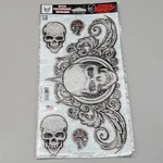 New 2013 Lethal Threat Decal Stickers Skull Swirl 5.58"X10.81" (lot Of 2). Fixed Price $9.99.