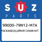 99000-79N12-M7A Suzuki Package(a),drive Chain Kit 9900079N12M7A, New Genuine Oem. Fixed Price $350.83.