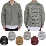 Men's Washed Denim Jean Jacket -world Tour *7 Colors DK192. Fixed Price $34.99.