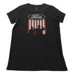 Ford Proud To Honor Shield Flag Salute Women's T-shirt Gray 2XL. Fixed Price $27.58.