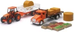 Newray Model Die Cast Kubota M5-111 Farm, & Tractor Set, Orange, Scale 1:32,. Fixed Price $73.59.