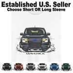 Digirods Ford Maverick Truck New Model Front View Cartoon Shirt. Fixed Price $23.95.