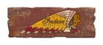 Indian Motorcycle Brick-textured Sign With Uneven Edge. Fixed Price $165.00.