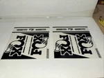 Fox Shocks Shox Adventure Series Genuine Decals Stickers Set Of 2. Fixed Price $5.99.