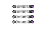 4 Purple Butterfly Women's Double Chain Motorcycle Biker Vest Extenders. Fixed Price $24.90.