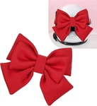 Pc Motorcycle Helmet Large Bow Decoration, 7.9" X 10.2" Ribbon Color: Red. Fixed Price $14.99.