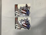 Lethal Threat Usa Eagle Series 10-PACK Vinyl Decals Stickers Of 2. Fixed Price $11.95.