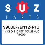 99000-79N12-R10 Suzuki 1/12 Die-cast Scale M/c R1000 9900079N12R10, New Genuine. Fixed Price $300.71.