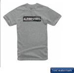 Alpinestars Blast Tee Grey Heather Size Sm Casual T-shirt 482-69743S. Fixed Price $24.99.