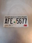 Vintage 2007 Georgia License Plate AFE-5677. Fixed Price $11.19.