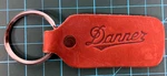 Danner Brown Leather Keychain Ring Fob Logo Outdoor Hiking Gear Boots. Fixed Price $6.49.