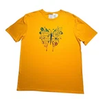 Gold Butterfly Graphic Tee Spread Your Wings And Unisex Medium. Fixed Price $17.99.